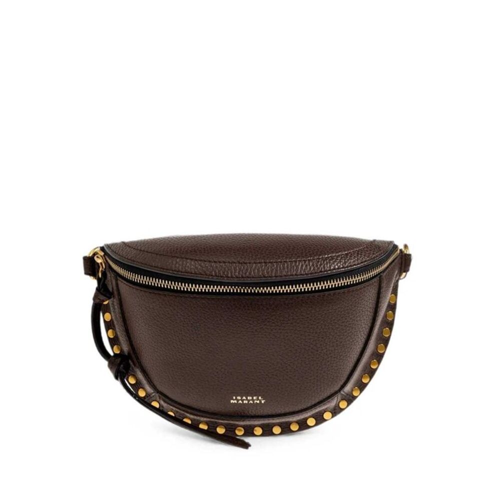 Marant Women Studded Leather Shoulder Bag
